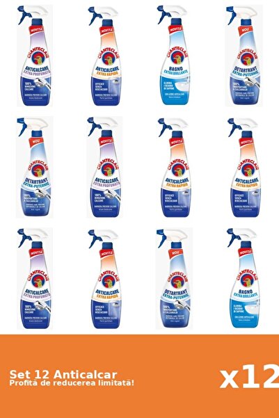 Chanteclair Set 12 Anticalcar Chanteclair: 3xParfumat, 4xRapid, 2xClasic, 3xP...