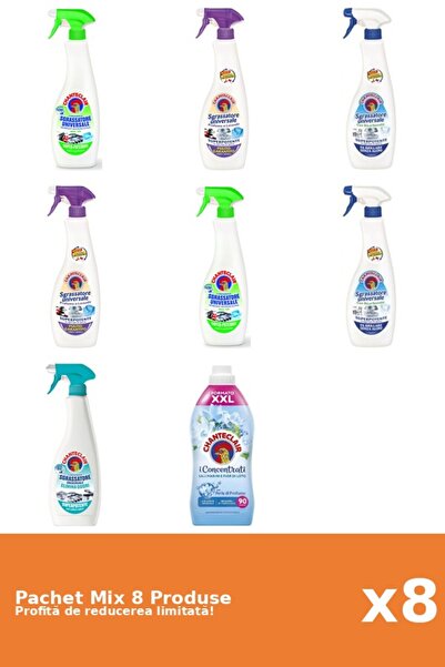 Chanteclair Set 8 Chanteclair Mix: 7 Degreaser, 1 Conditioner