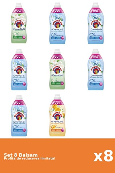 Chanteclair Set 8 Balsam Chanteclair: 2xMosc Alb, 5xLotus, 1xPortocale