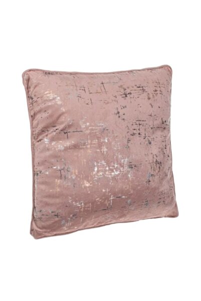 OEM Decorative Pillow, Pink, Velvet Model with Golden/Silver Foil