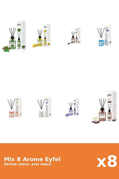 Eyfel Set 8 Mix Variat: 8 arome