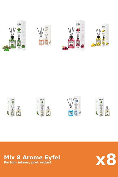 Eyfel Set 8 Mix Variat: 6 arome