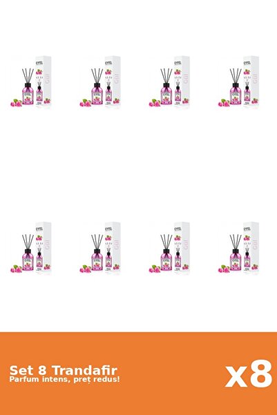 Eyfel Set 8 Odorizant Trandafir, 120 ml