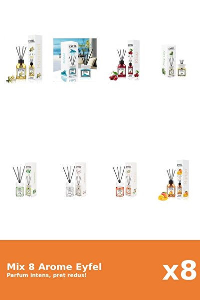Eyfel Set 8 Mix Variat: 8 arome