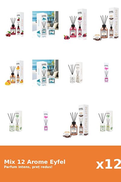 Eyfel Set 12 Mix Variat: 8 arome