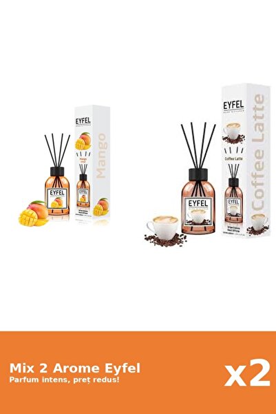 Eyfel Set 2 Mix Eyfel: 1x Cafea, 1x Mango