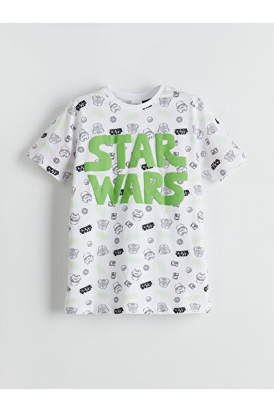 LC Waikiki Top de pijama pentru băieți Özmarka, cu imprimeu Star Wars, cu gât...