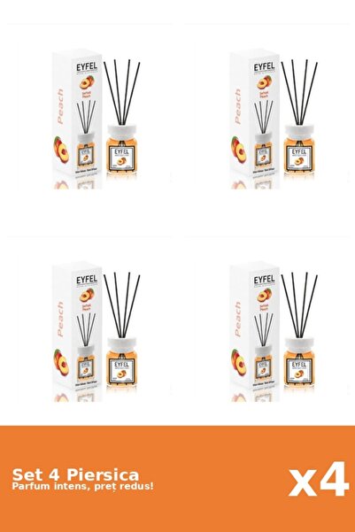 Eyfel Set 4 Odorizant Piersica, 120 ml