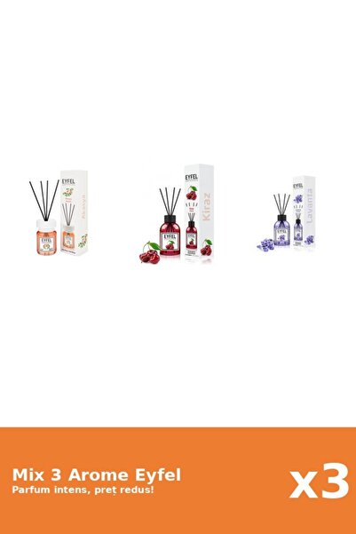 Eyfel Set 3 Mix Eyfel: 1x Acacia, 1x Cirese, 1x Lavanda