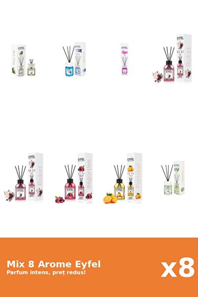 Eyfel Set 8 Mix Variat: 7 arome