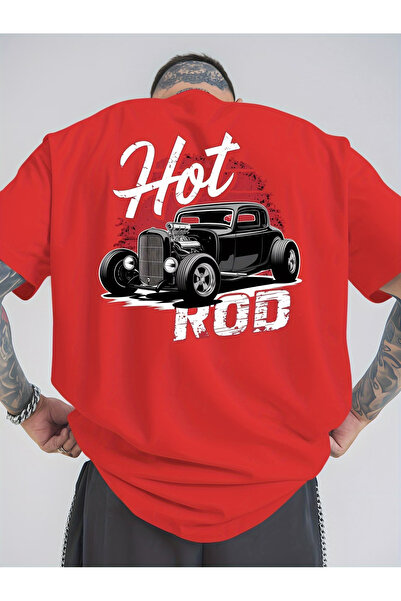 Sweet Cotton Hot mode printed oversize cotton bicycle collar t-shirt