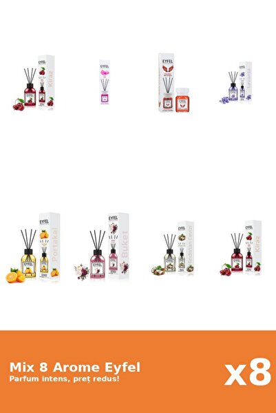 Eyfel Set 8 Mix Variat: 7 arome
