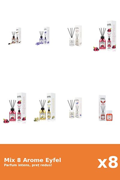 Eyfel Set 8 Mix Variat: 7 arome