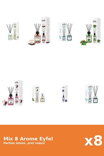 Eyfel Set 8 Mix Variat: 7 arome