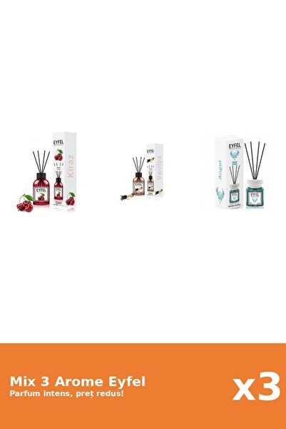 Eyfel Set 3 Mix Eyfel: 1x Angel, 1x Cirese, 1x Vanilie