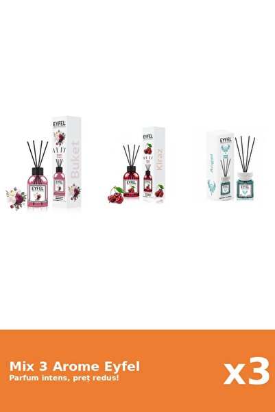 Eyfel Set 3 Mix Eyfel: 1x Angel, 1x Bouquet, 1x Cirese