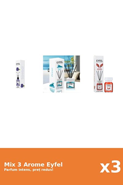 Eyfel Set 3 Mix Eyfel: 1x Ocean, 1x Red Dragon, 1x Zambile