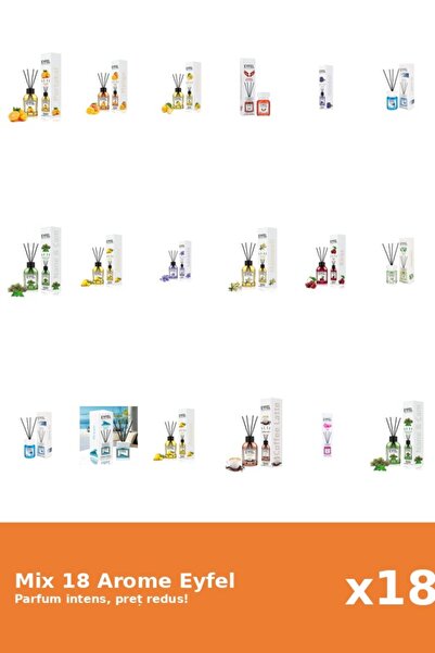 Eyfel Set 18 Mix Variat: 15 arome