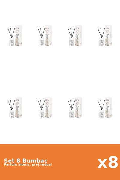 Eyfel Set 8 Odorizant Bumbac, 120 ml