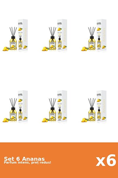 Eyfel Set 6 Odorizant Ananas, 120 ml