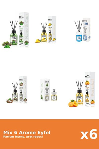 Eyfel Set 6 Mix Variat: 6 arome