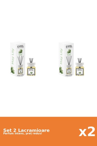 Eyfel Set 2 Odorizant Lacramioare, 120 ml