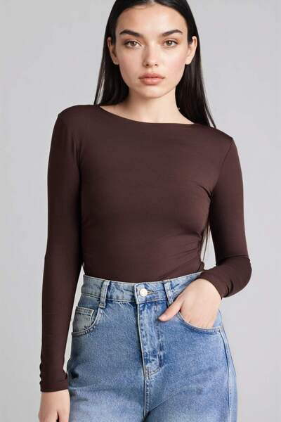 DeFacto Slim Fit Crew Neck Long Sleeve T-Shirt G9201Ax26Sp