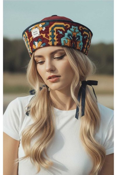 Handmade Betty - Women's Fabric Docker Hat – Modern Sailor City Style Hat