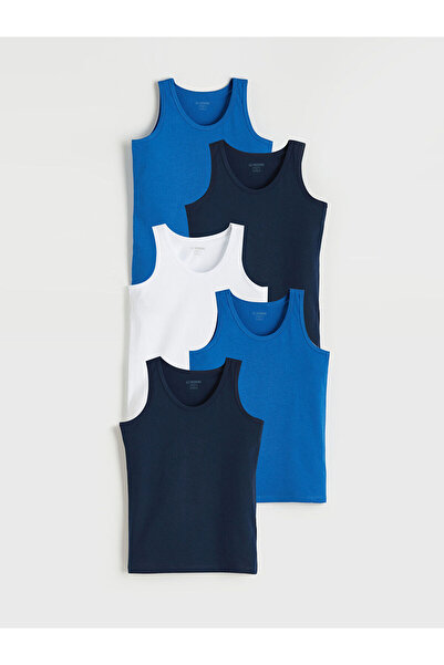 LC Waikiki Vizyon New Season Crew Neck Boys' Undershirt 5-Pack