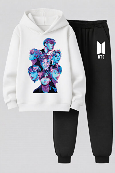 MAGORS BTS BANGTHAN BOYS ПРИНТИРАНА 3-НИШЕНА КАЧЕСТВЕНА СУИТШИРТ И СПОРТНИ ПА...