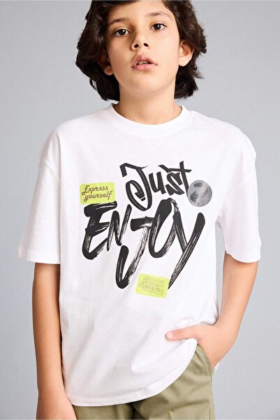 DeFacto Oversized Printed T-Shirt for Boys G9728A826Sm