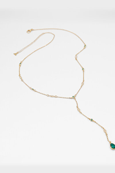 Aldo PENTRAETH - Kadın Gold & Yeşil Rengi Kolye
