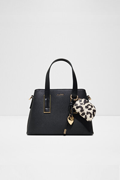 Aldo MAELIABAG - Kadın Suni Deri Siyah Üstten Fermuarlı Kapama Küçük Boy Çapr...