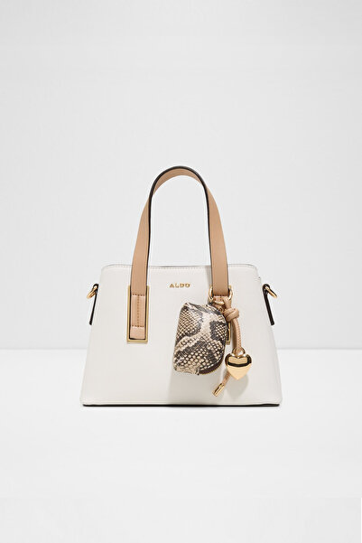 Aldo MAELIABAG - Kadın Suni Deri Ekru Üstten Fermuarlı Kapama Küçük Boy Çapra...