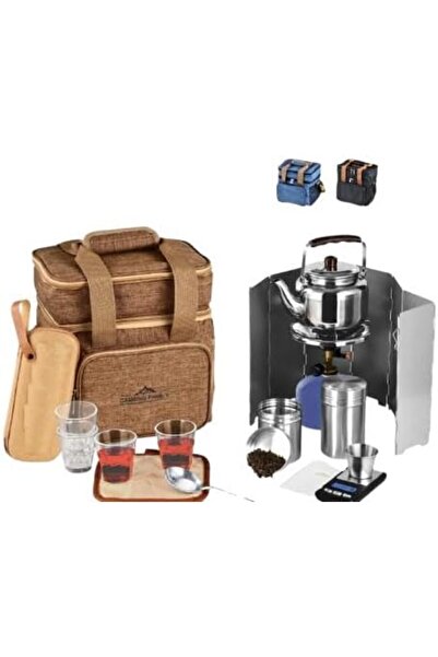 Generic Camping Tea Set with Carry Bag