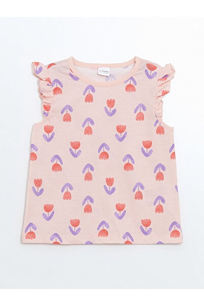 LC Waikiki Özmarka Nou sezon Top de pijama pentru fete, cu decolteu rotund și...