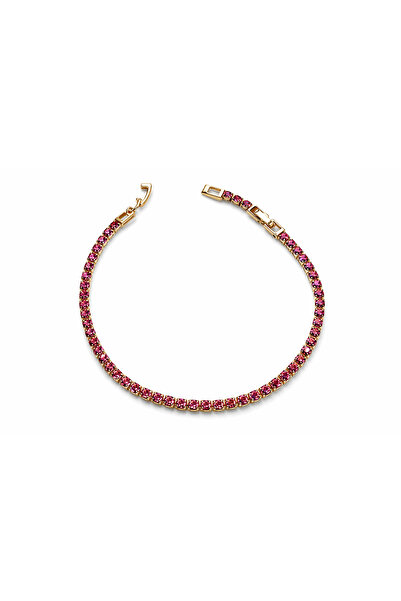 Chic Glamour Gold Bracelet With Zirconia Crystals