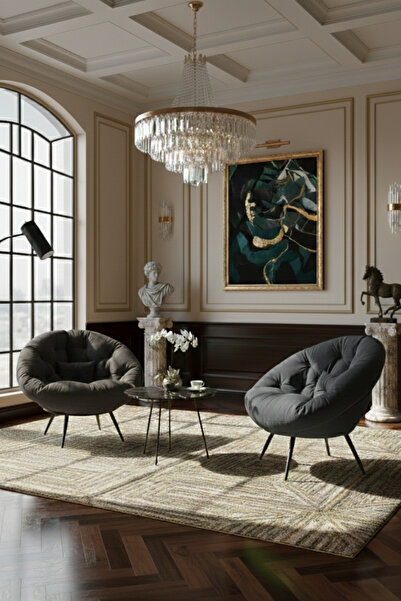 AVYNA ASTORIA™ Prestige 2'li Premium Tekli Koltuk Berjer Set – Modern Luxury ...