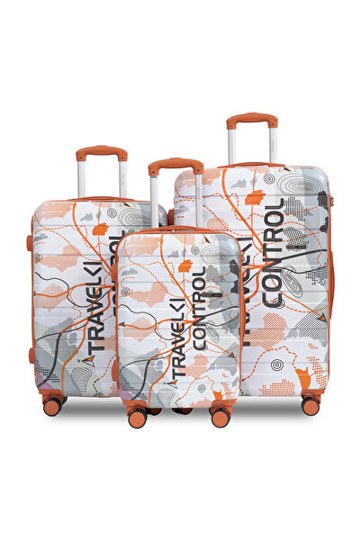 PARAJOHN Roveon 3PC ABS+PC Luggage Set with 8 Wheels Trolley