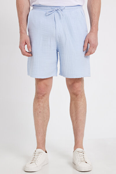 Tudors Men's Regular Fit Comfortable Cut Muslin 100% Cotton Elastic Waist Poc...