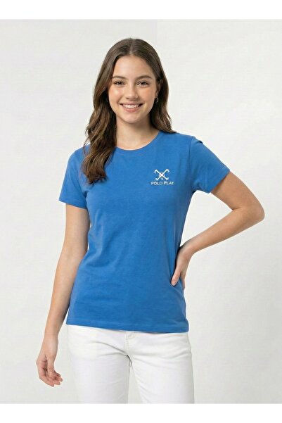 poloplay Girls Graphic T-shirt -ROYAL BLUE