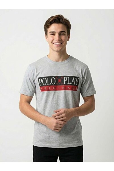 poloplay Boys Graphic T-shirt -GREY