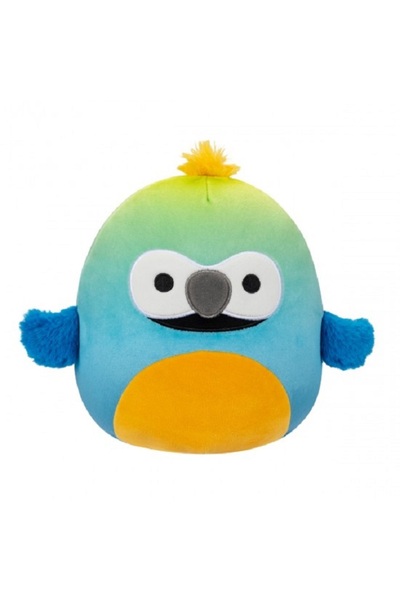 SQUISHMALLOW Λούτρινο παιχνίδι 19 εκ. Μπλε-Κίτρινο Μακάο & Βάπτιση # 44; Σκου...