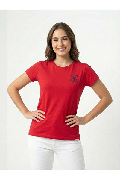 poloplay Ladies Graphic T-shirt -RED