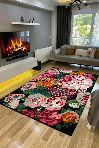 Dally Home DİJİTAL BASKILI ÇOK RENKLİ Kaymaz Taban Yıkanabilir Modern Mutfak ...