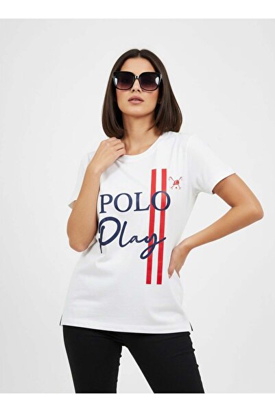 poloplay Girls Graphic T-shirt -NAVY