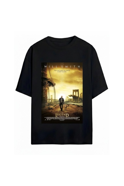 SVART WEAR I Am Legend Printed Unisex Oversize T-Shirt