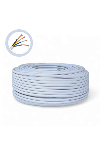 COBI SMART® Cablu electric 4x4 mm², 100 m, alb, MYYM / H05VV-F -