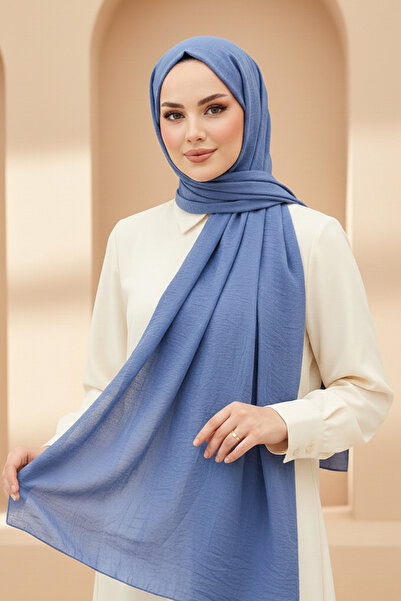 Armine Soft Voile Shawl - 51 - Indigo
