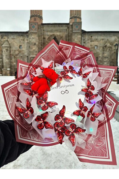 Trendyıldızı Romantik - Sonsuz Aşk Şarkısı - KALP AYNALI AYICIKLI kelebek buk...